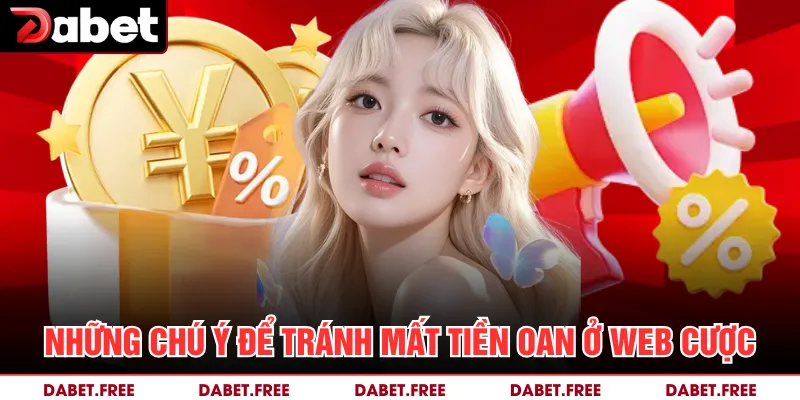 Những chú ý để tránh mất tiền oan ở web cược